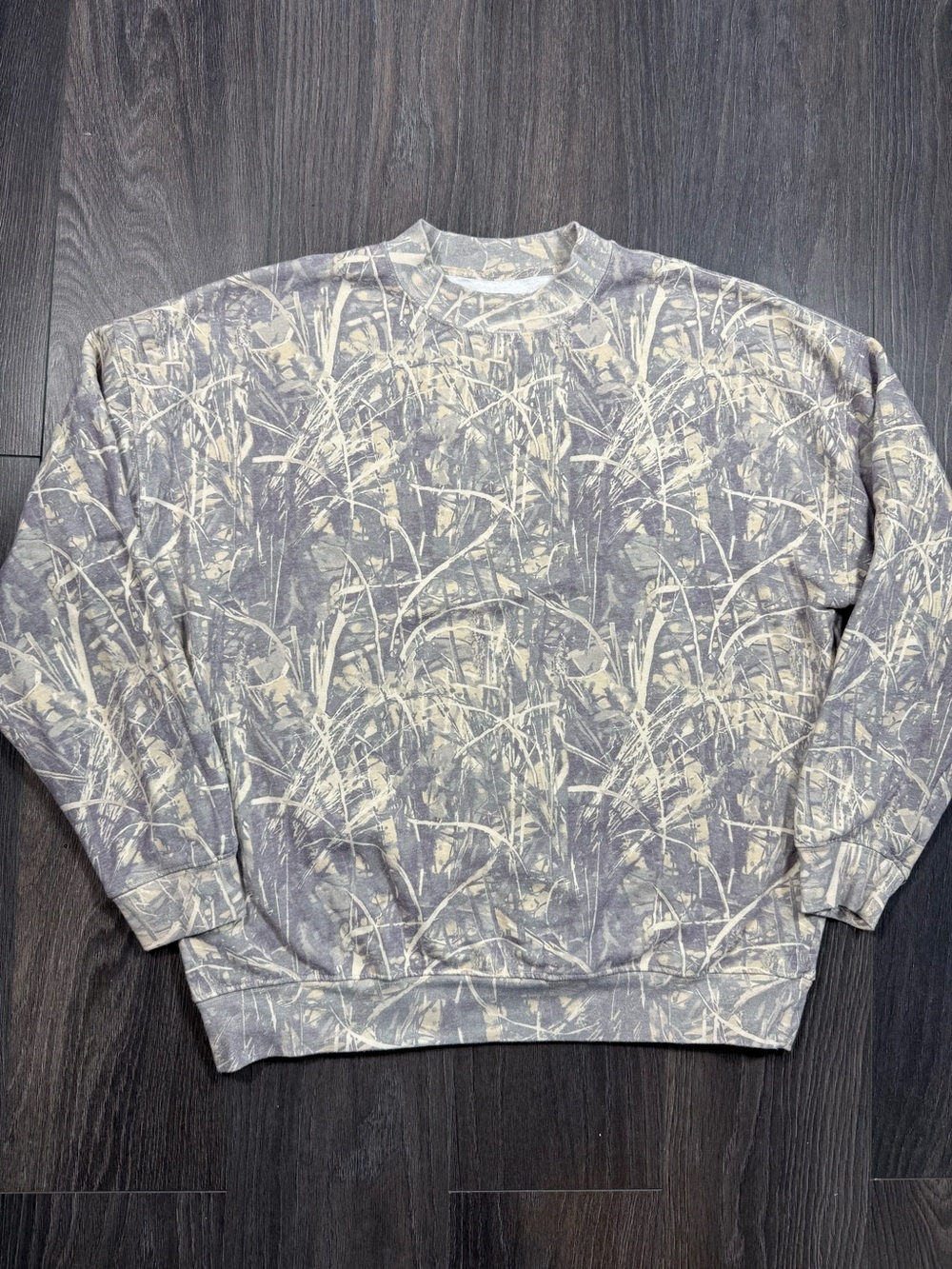 State of Mind Men's Crewneck Sweater in Camo Print